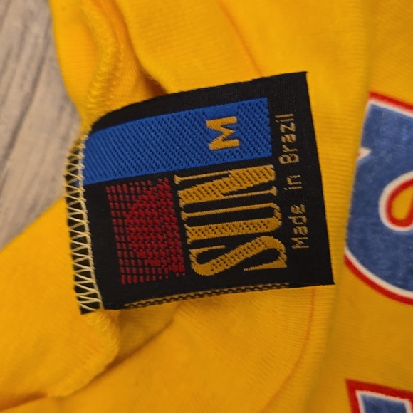 90's Vintage Garfield Eating Team Olympics Child's T Shirt Single Stitch - Picture 5 of 7